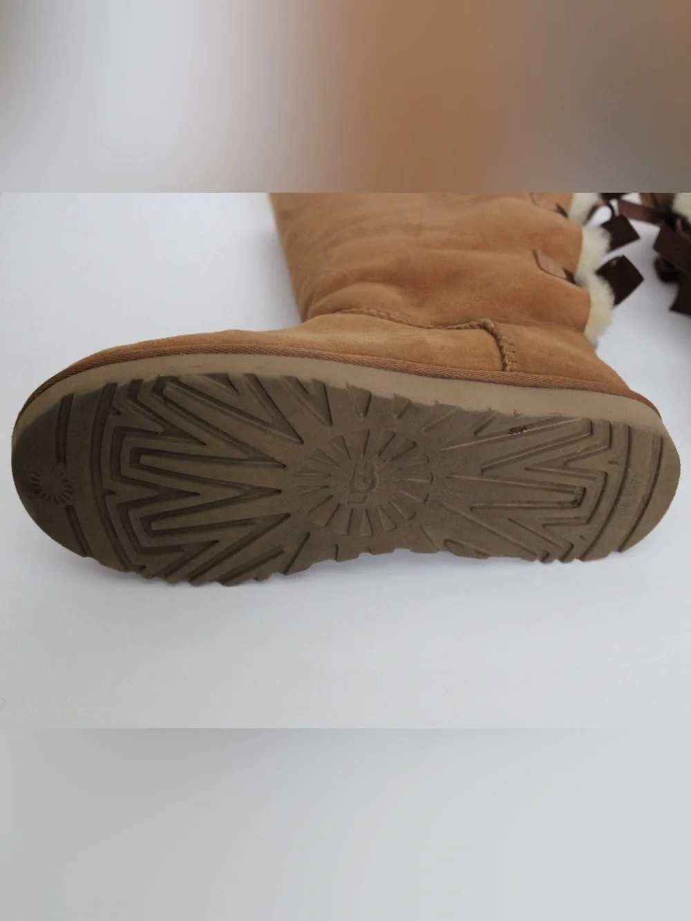 UGG Bailey Bow ll Tall Boots Women’s Size 7 Chestnut Winter Boots